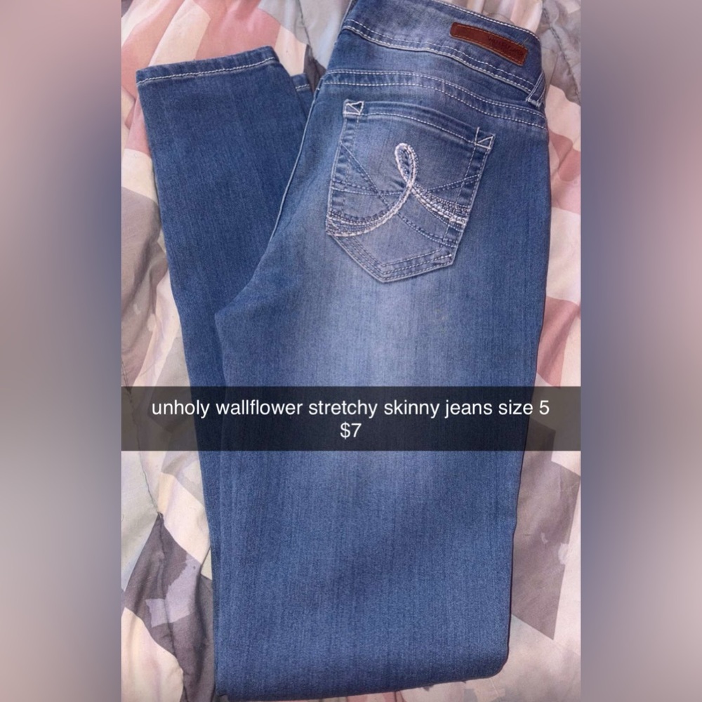 Wallflower Classic Blue Skinny Jeans